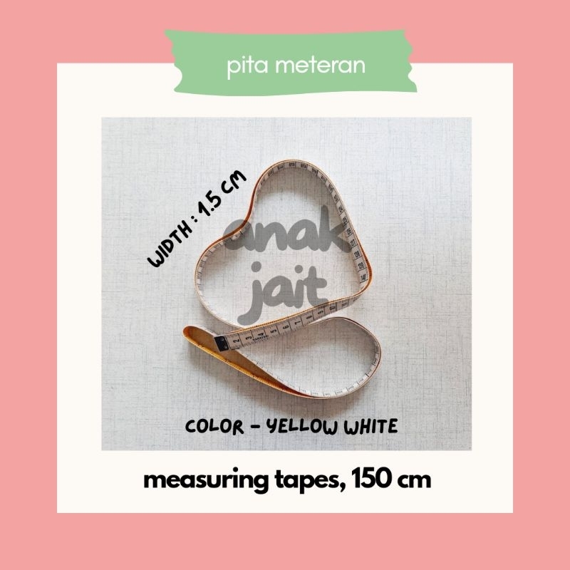 Meteran Kain / Meteran Baju / Alat Ukur Jahit Baju - Meteran Jahit / Meteran Jerman / Alat Jahit Pol
