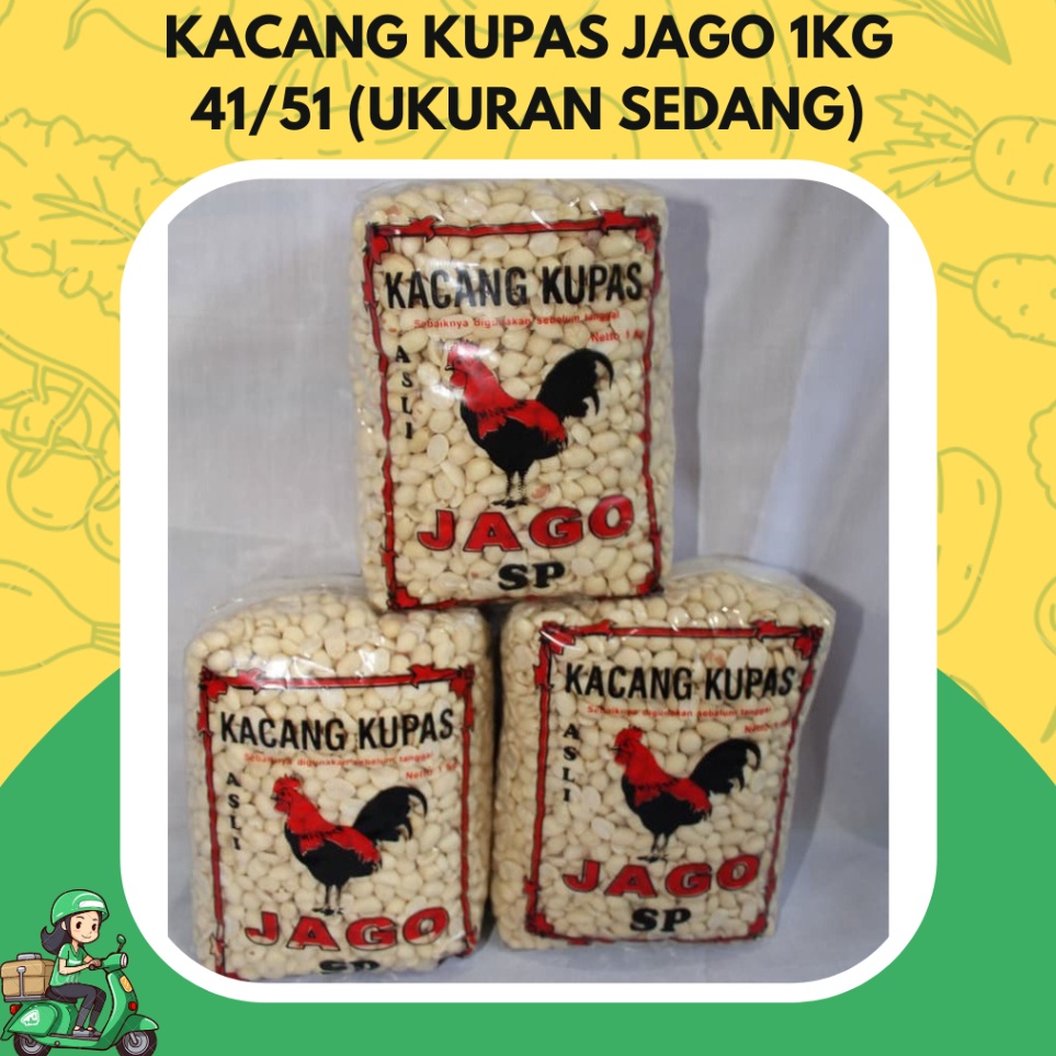 

Supreme Kacang Jago BERAT 1KG UKURAN SEDANG Kacang Kupas Jago Kacang Mentah Kupas Kacang Tanah