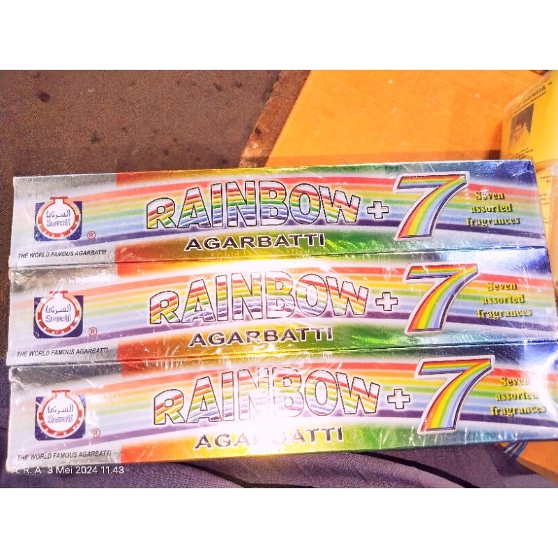 DUPA Rainbow 7 agarbatti surrati