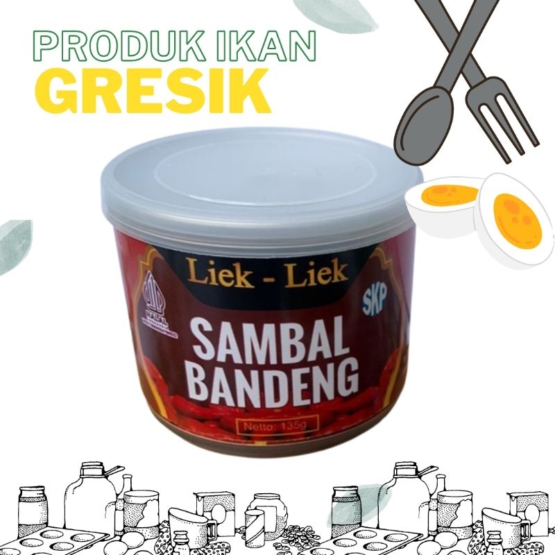 

[PRODUK GRESIK] SAMBAL IKAN BANDENG LIEK LIEK