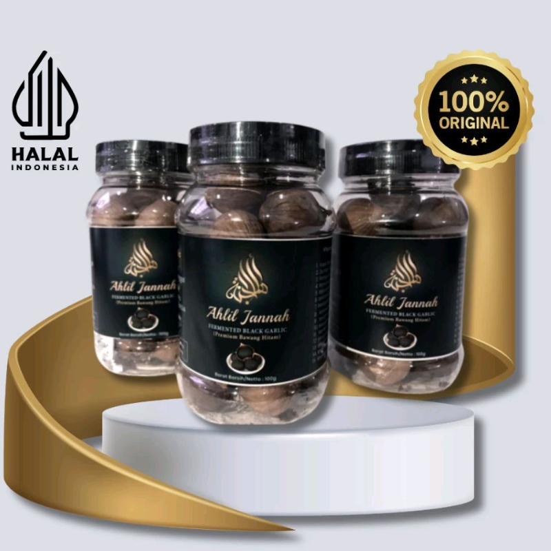 Black Garlic Bawang Hitam Tunggal Premium 100gr | Bawang Putih Tunggal Fermentasi Obat Herbal