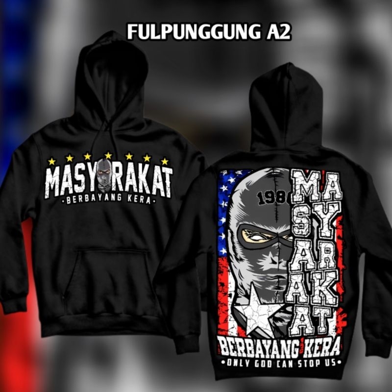 Hoodie IKSPI Kera Sakti kaos distro disain terbaru ikspi kera sakti ful punggung A2