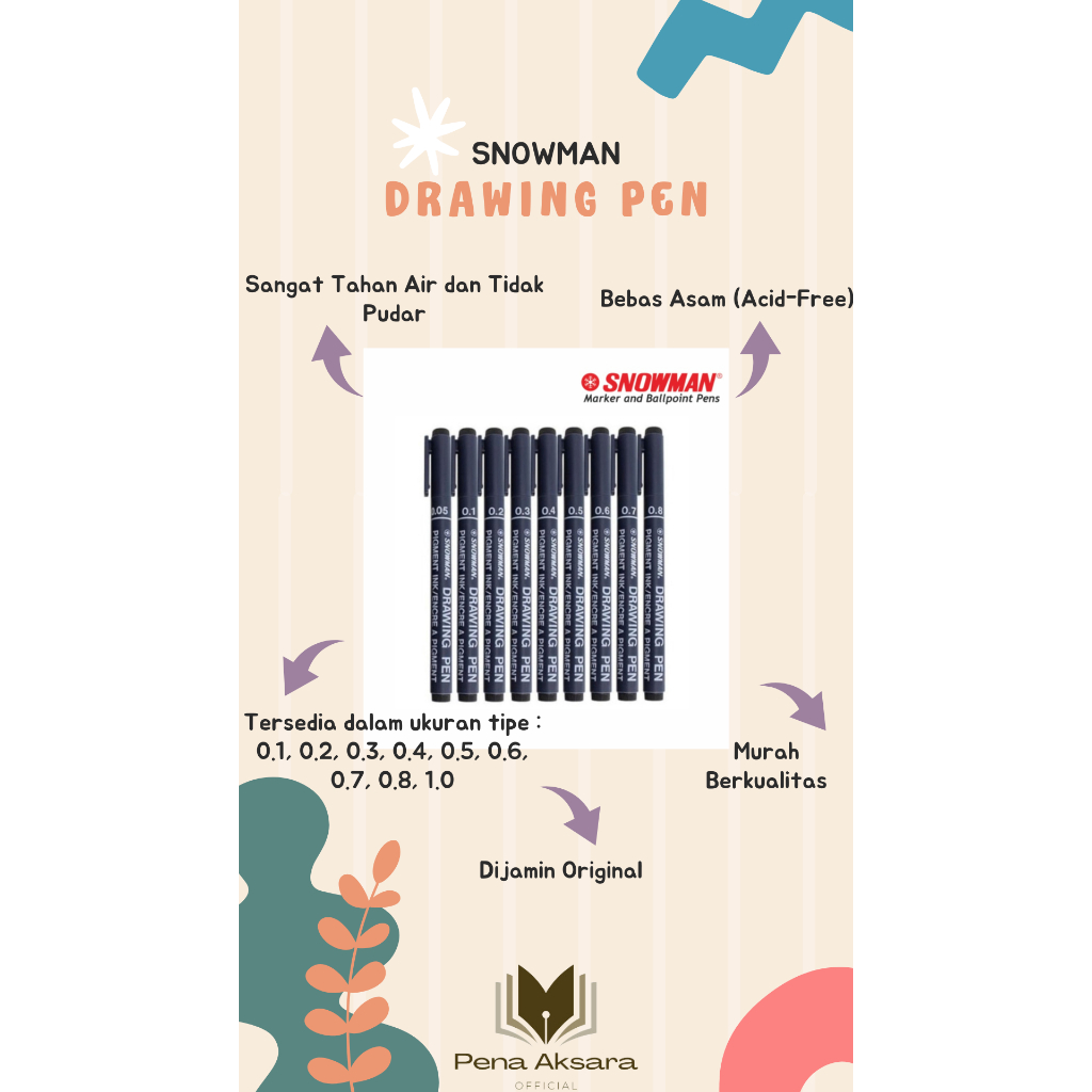 

Pulpen Snowman 0.1mm - 0.9mm Harga Terjangkau Produk Original