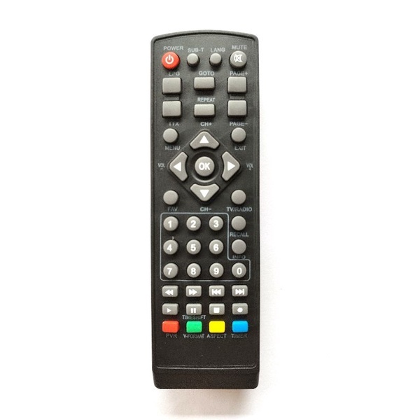 REMOT REMOTE STB LUBY DVB T2 - 01 - PIOLINE - SET TOP BOX RECEIVER LUBY T2 - 02 - GOLD MASTER - MITS