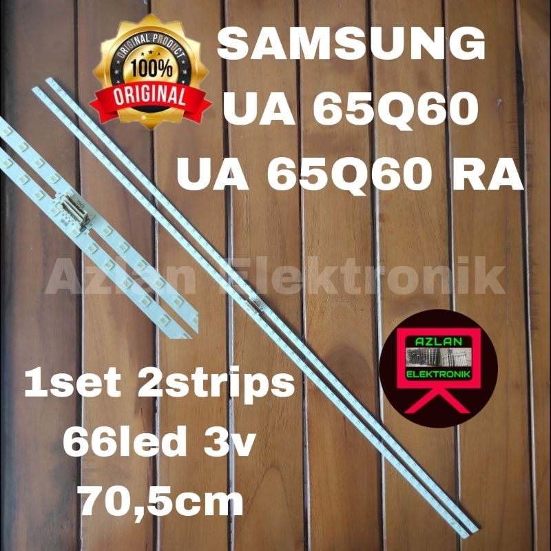 BACKLIGHT LED TV SAMSUNG 65" 65Q60RA 65Q60 BL LAMPU 66LED 3V