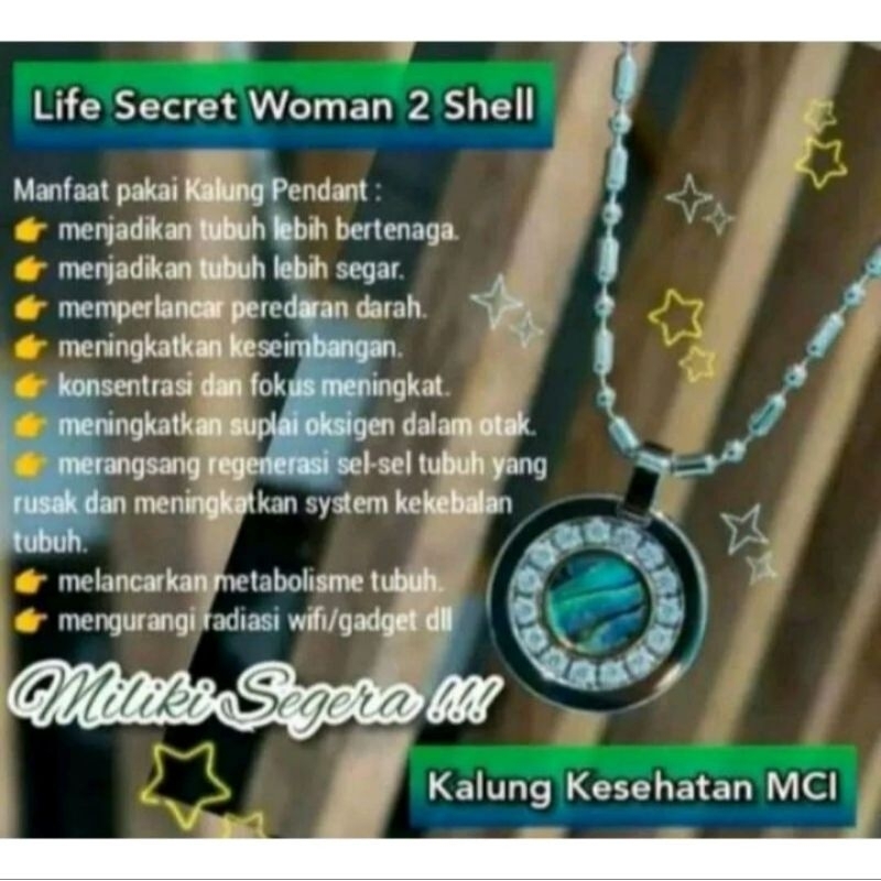 Liontin Kalung Terapi Kesehatan Mci Mgi Asli Original
