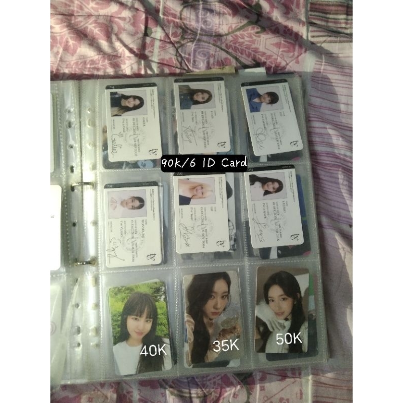 Photocard PC Ive Itzy Yujin Wonyoung Liz Rei Leeseo Gaeul Chaeryeong id card