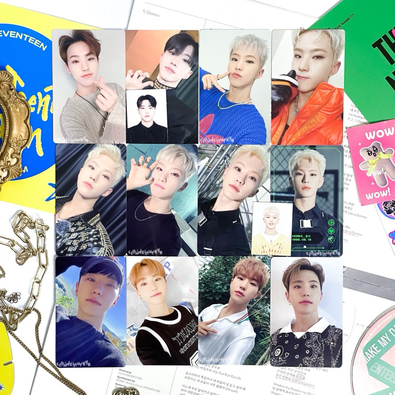 (Ready Stock) Photocard Official Hoshi Seventeen • Album Sector17 In The Soop VOD Gift FML Deluxe ve