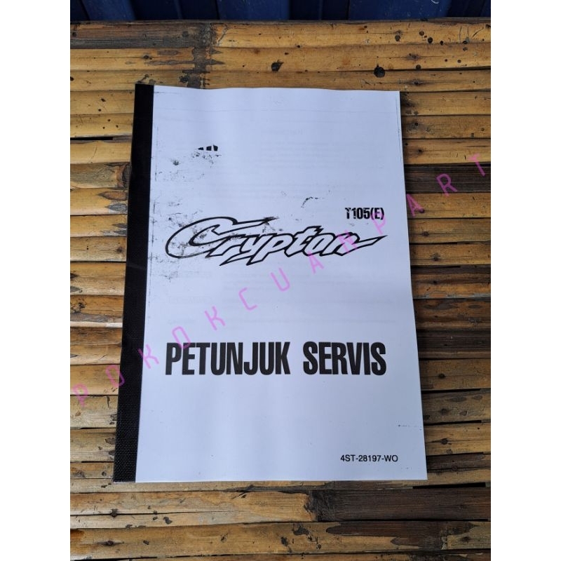 Buku Pedoman manual service Yamaha CRYPTON