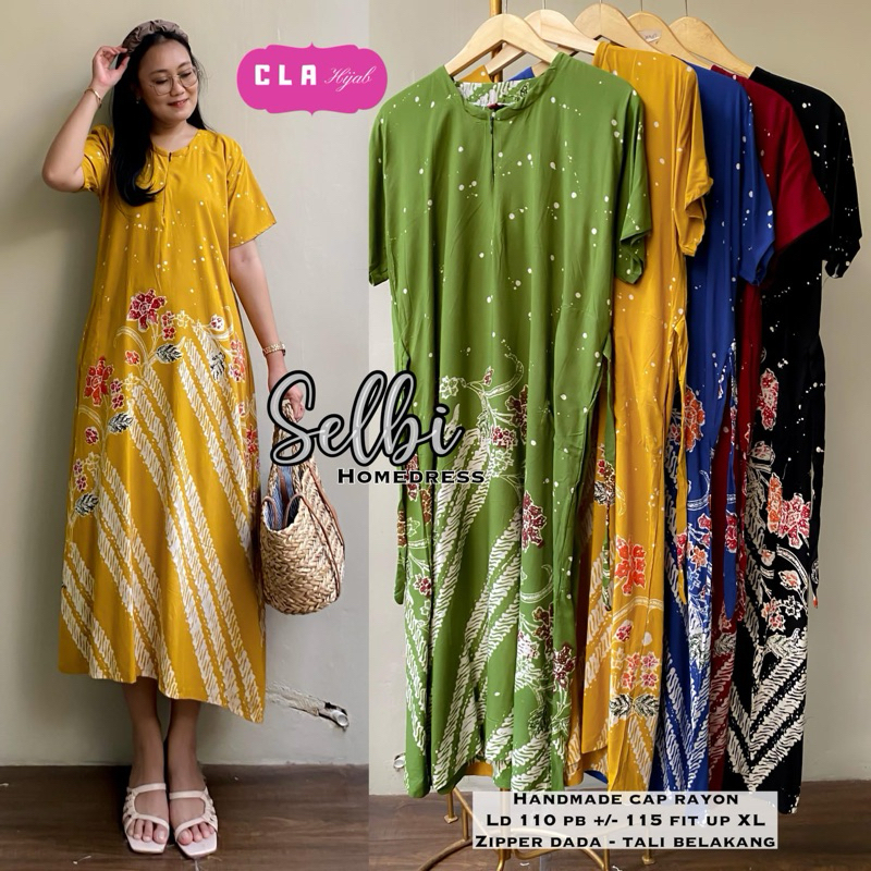 Selbie Homedress | Daster batik | Daster Rayon by CLA Hijab
