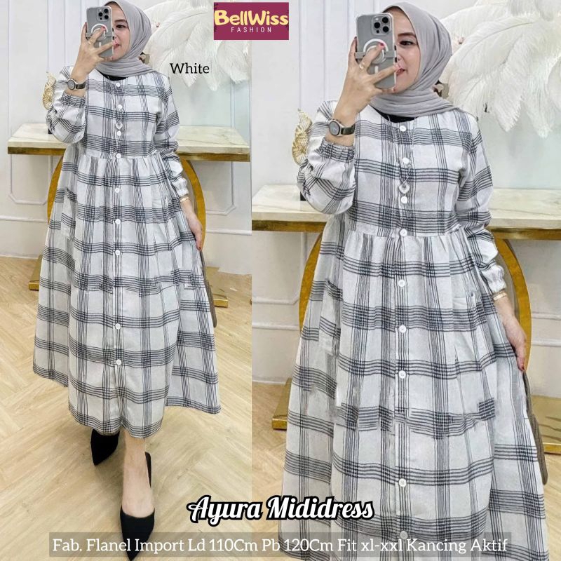 Ayura midi Dress # Sadil long tunik Levia Morena blouse by Bellwiss