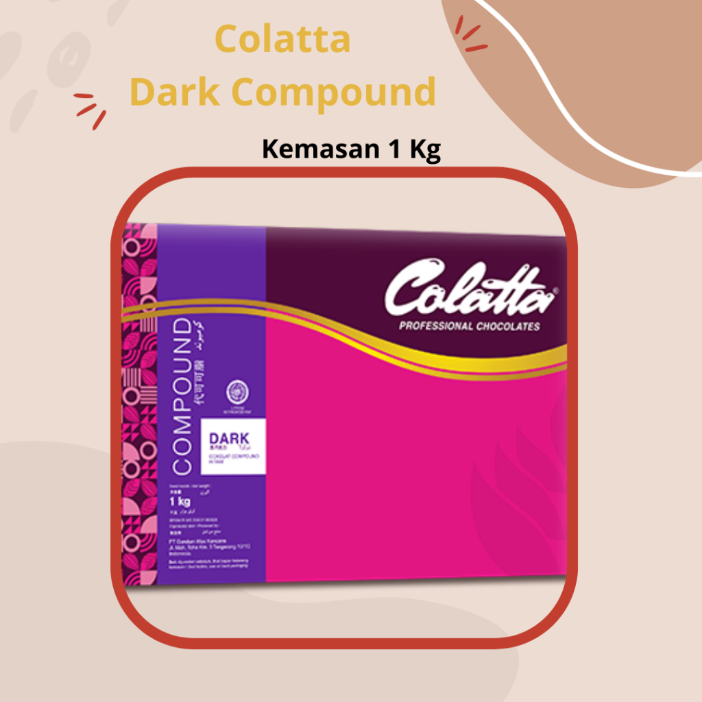 

COLATTA DARK & WHITE COMPOUND 1KG || COKELAT BATANG DARK CHOCO & PUTIH 1KG