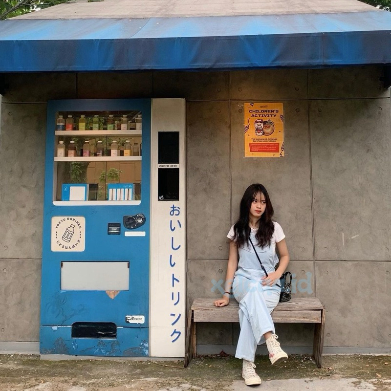 New Alila Overall Celana Kodok Corduroy Celana Panjang Korean Xelcaa