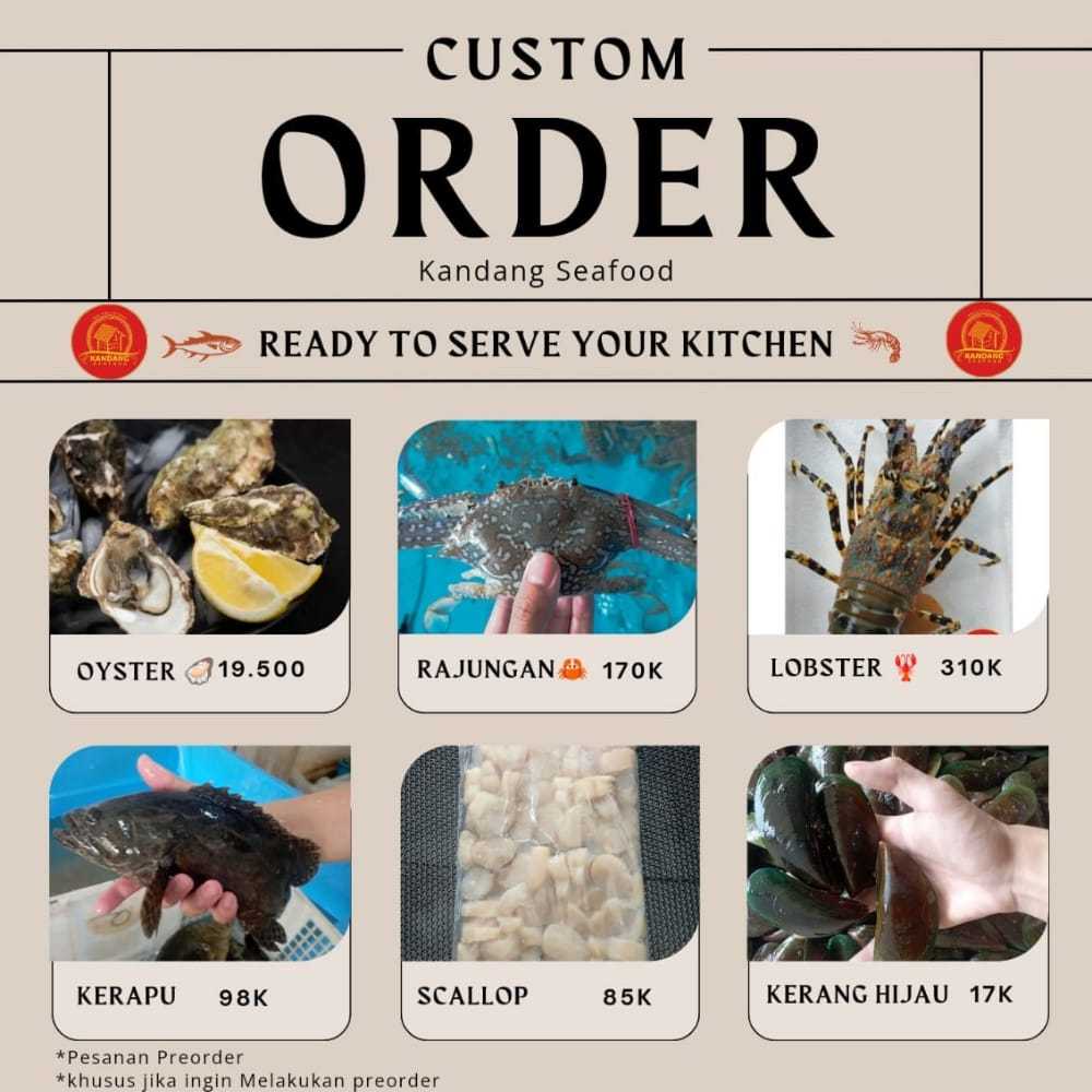 

Custom Order Seafood