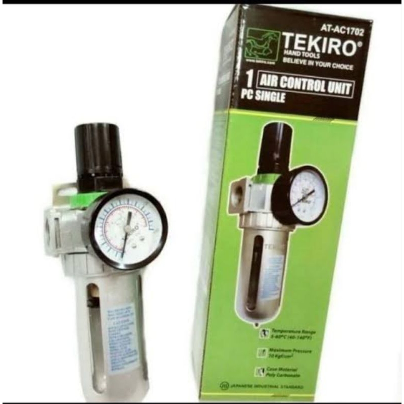 Filter saringan kompresor / Saringan Air Control Unit Singel Filter Air Kompresor TEKIRO 1 Tabung - 