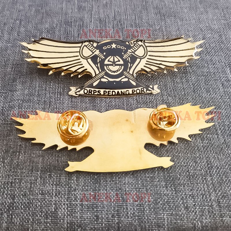Pin Wing Korps Pedang Pora Wing Brevet Pedang Pora - Aneka Topi