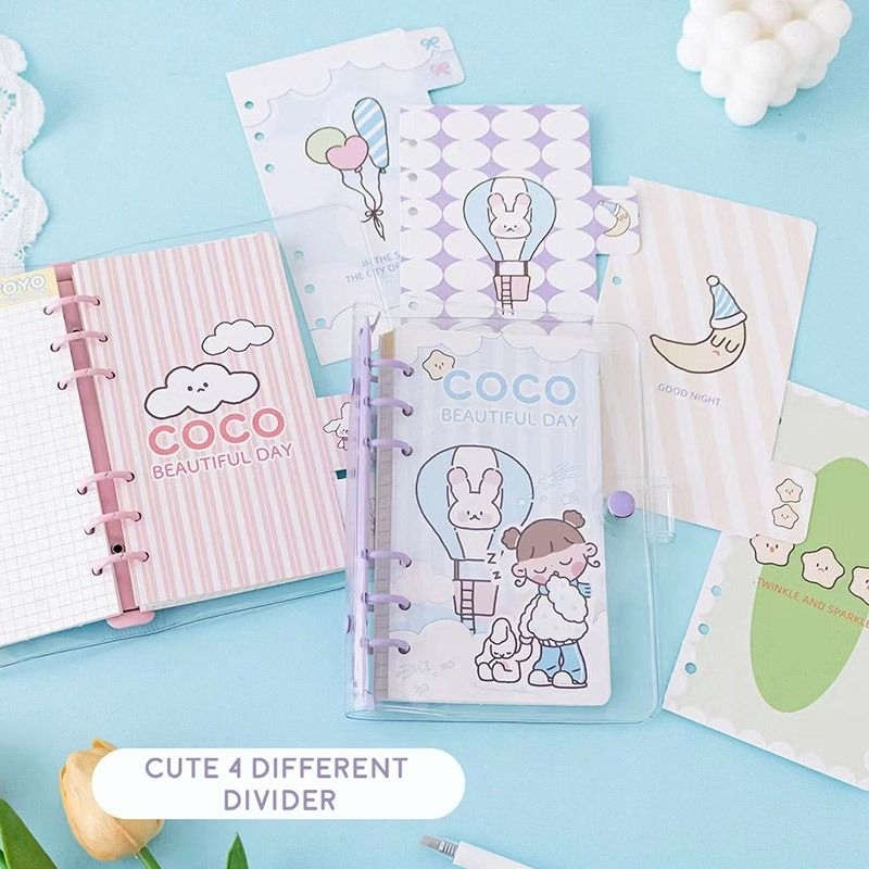

binder karakter lucu-lucu COCO BEAUTIFUL DAY isi 160 lembar