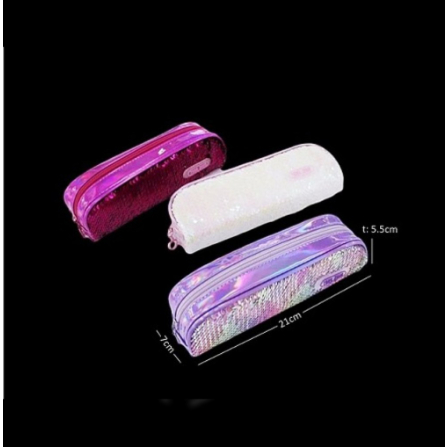 

Kotak Pensil Kain Glitter/Manik-manik 6490