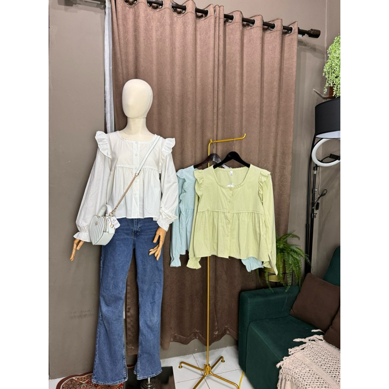 BLOUSE WANITA KEKINIAN KOREAN STYLE