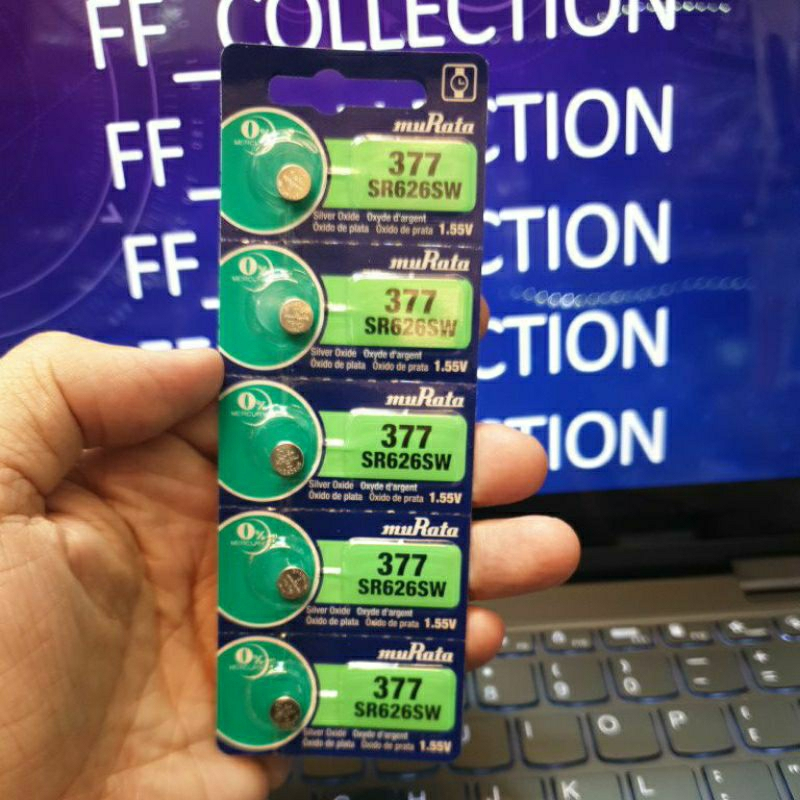 Murata SR626SW Original / 377 / SR626 / 626 Original baterai jam battery batre