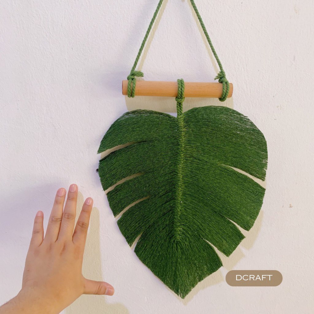 Walldeco Macram / Monstera Macrame Wall Hanging (BANYAK PILIHAN WARNA)