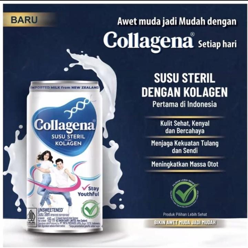 

Collagena Susu Steril Kolagen Collagen milk drink 189 ml 189ml