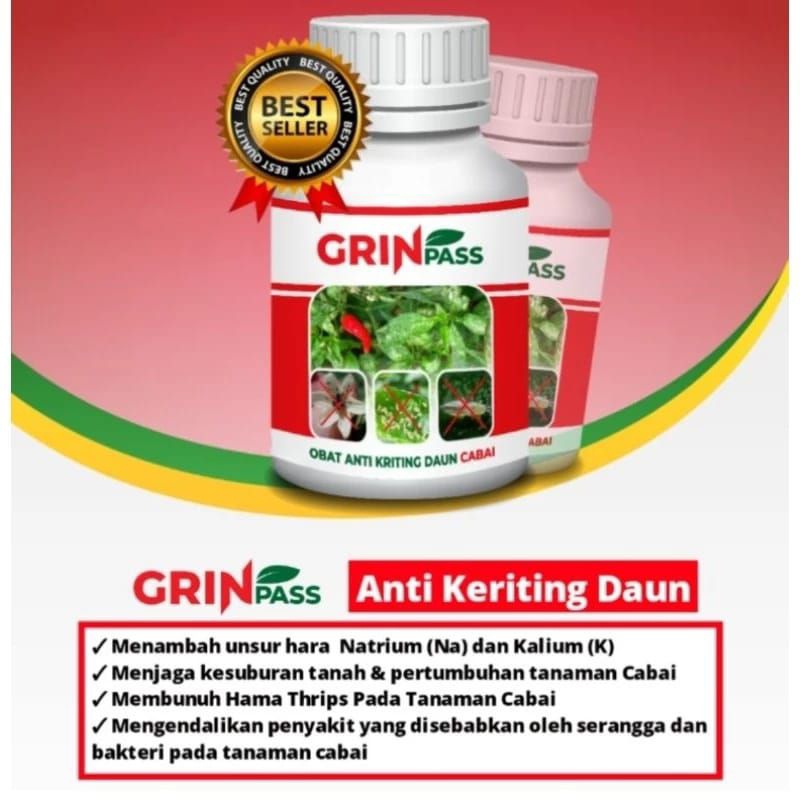 GRIN pass obat hama dan anti kriting daun cabai