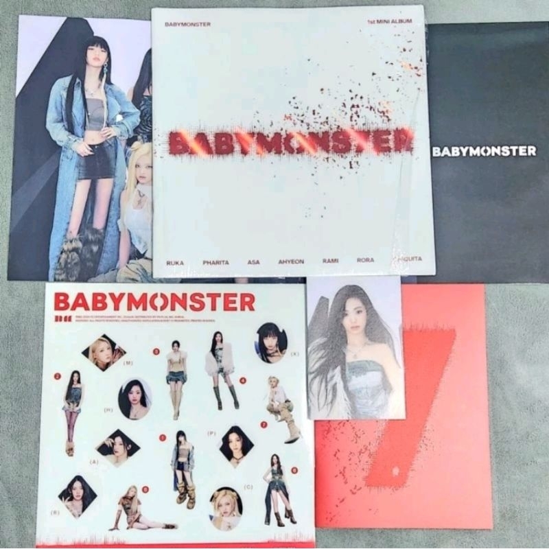 BABYMONSTER Album Only - BABYMONS7ER 1st Mini Album PHOTOBOOK Version 'SHEESH' BAEMON [Baby Monster]