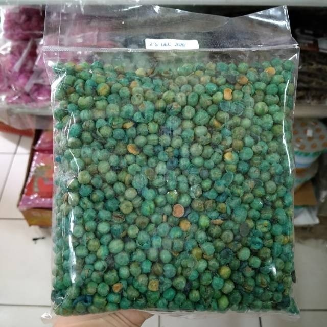 

1 kg Snack Jajan Kiloan Kacang Polong Ijo Goreng Asin Gurih Jajan Viral Camilan Cemilan Murah