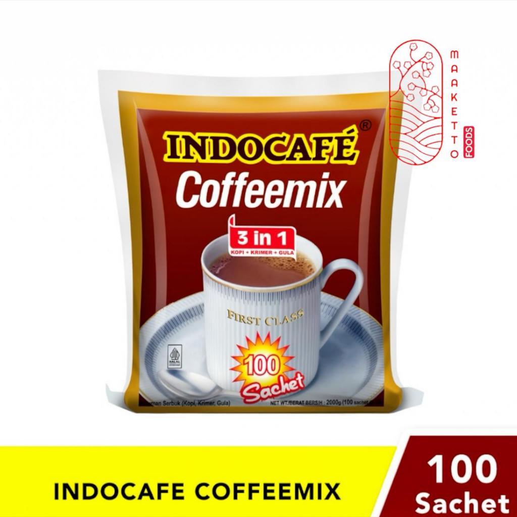 

Kopi Indocafe Coffeemix 3 in 1 / Kopi Indocafe Isi 100 Sachet