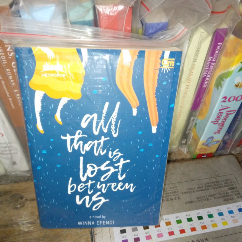 Novel Preloved Metropop All That Is Lost Between Us Buku Bekas Original