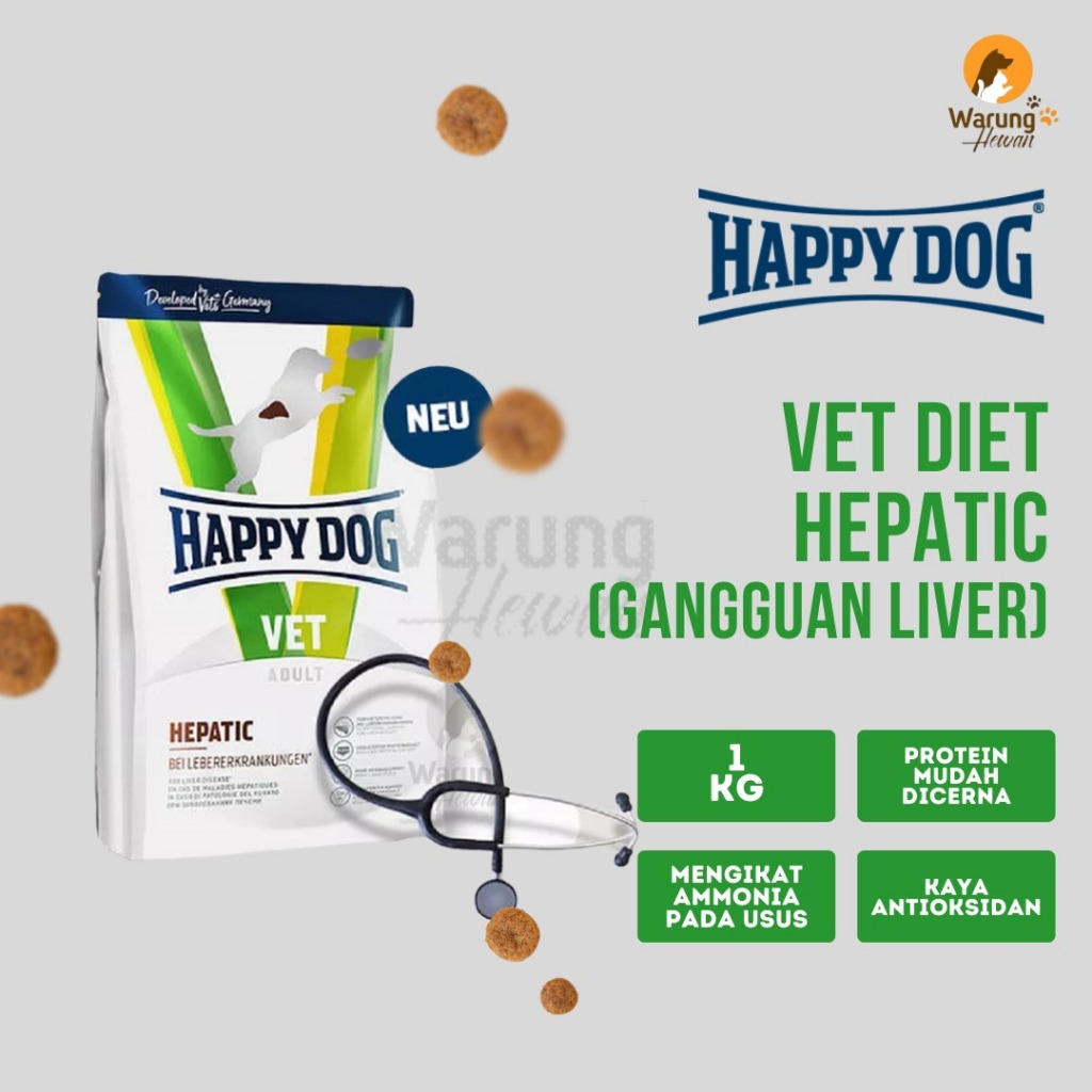 Happy Dog Vet Diet Hepatic 1 Kg