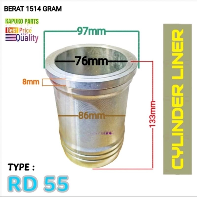 Boring Liner Kubota RD55