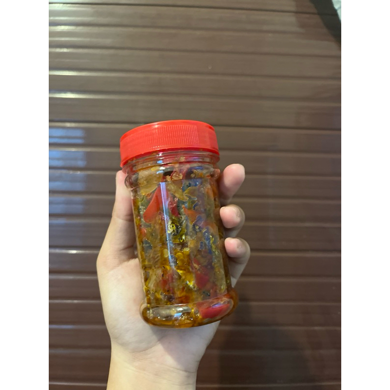 

SAMBAL TERI ASIN ASLI PEDAS - 150g