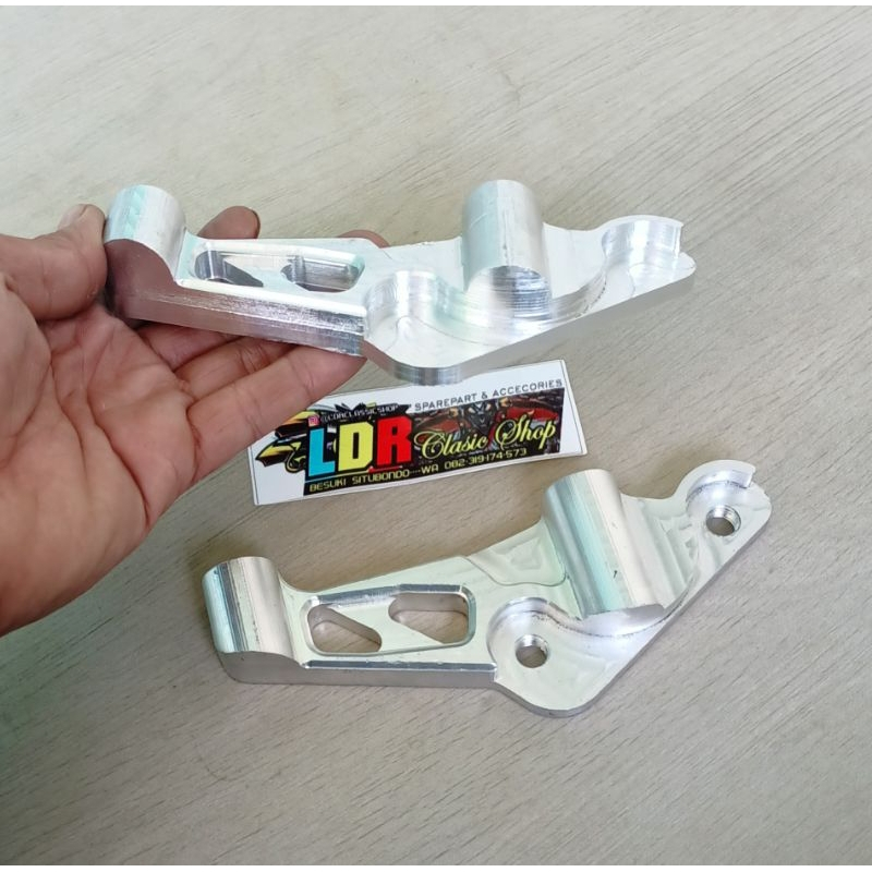 Braket Kaliper Brembo GP4 disk 300 PNP Shok Depan RX king Special / Lama / Yamaha RX king