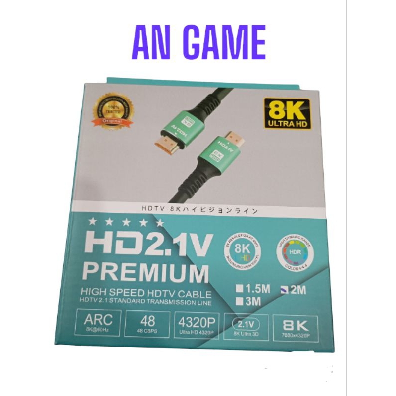 KABEL HDMI PREMIUM 8K / KABEL HDMI 8K ULTRA HD 2M