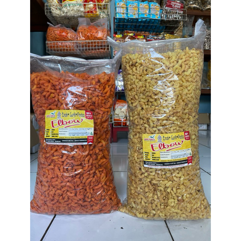 

1 KG MAKARONI BANTET GORENG PEDAS / ORIGINAL ASIN GURIH