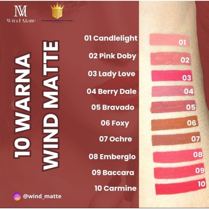 LIPCREAM WIND MATTE LIPCREAM MATTE