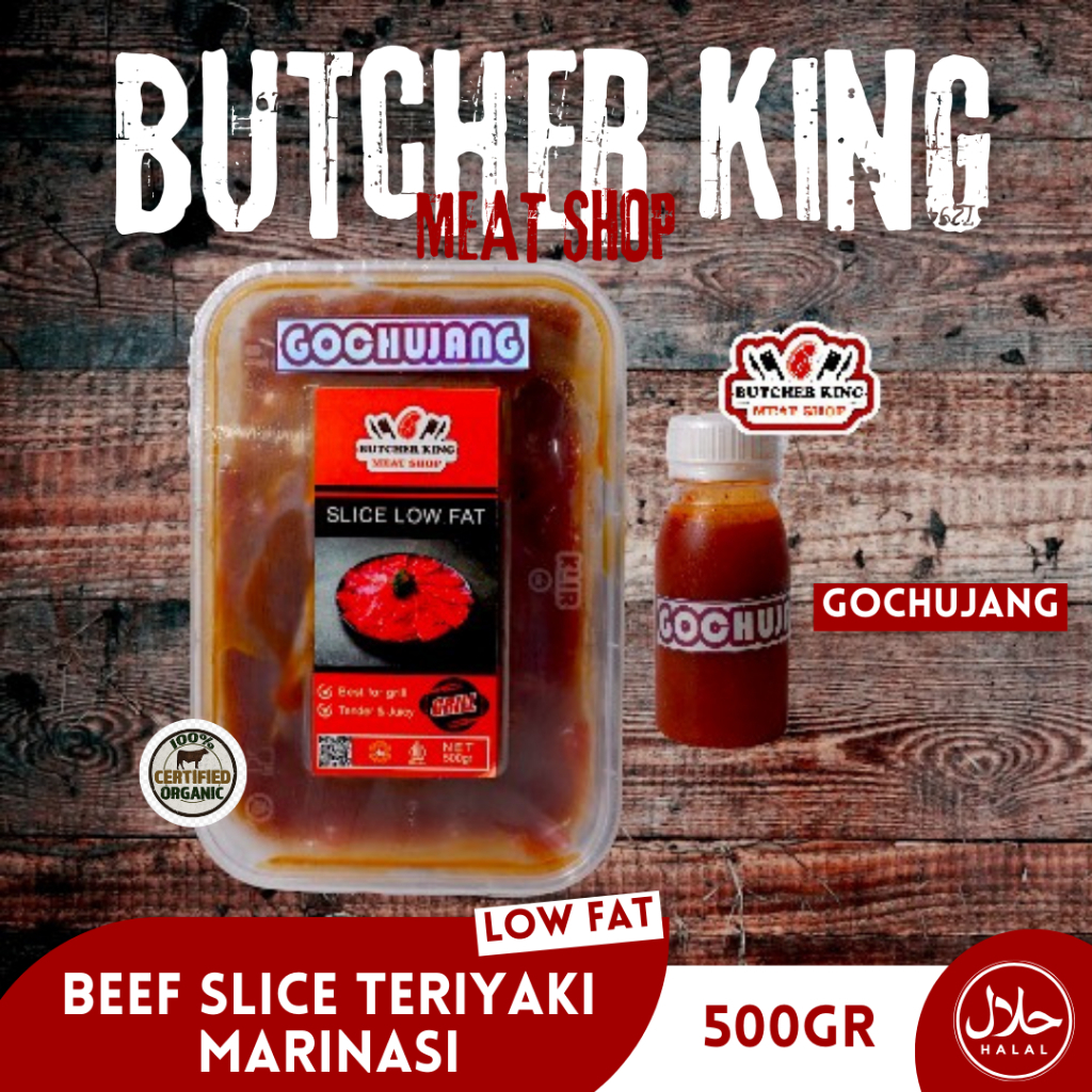 

Beef Slice Marinasi AUS - Bulgogi/Blackpaper/Gochujang/Teriyaki/Barbeque