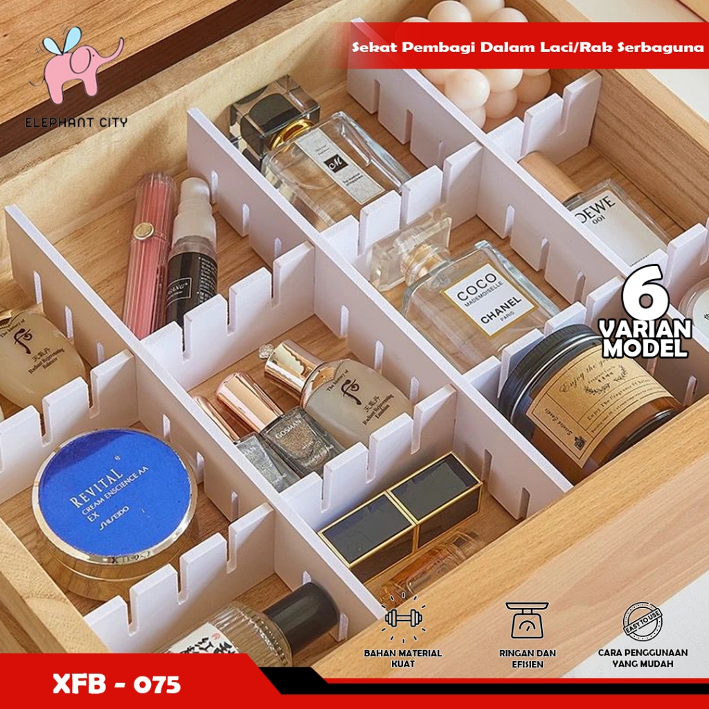 Partisi laci penyimpanan papan partisi grid kantor dapur lemari partisi - ELEPHANT_CITY