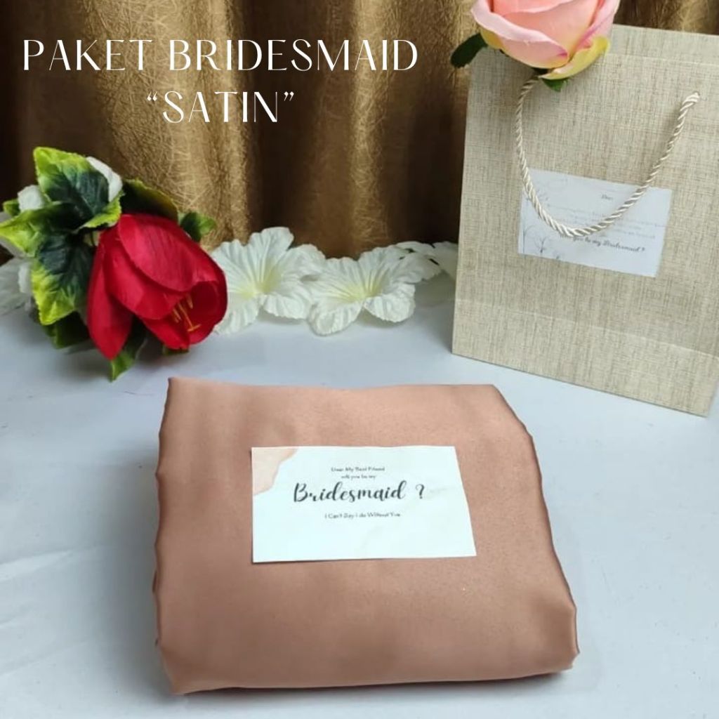 Paket Seragaman Bridesmaid khusus Satin / Baju Nikah / Baju Wisuda/ Seragaman Keluarga / Bridesmaid 