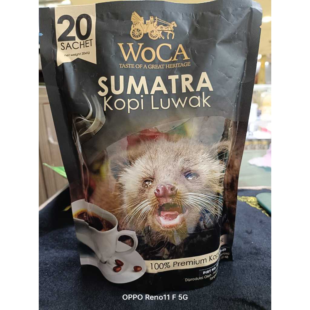 

WoCa Kopi Luwak Sumatra 20 sachet