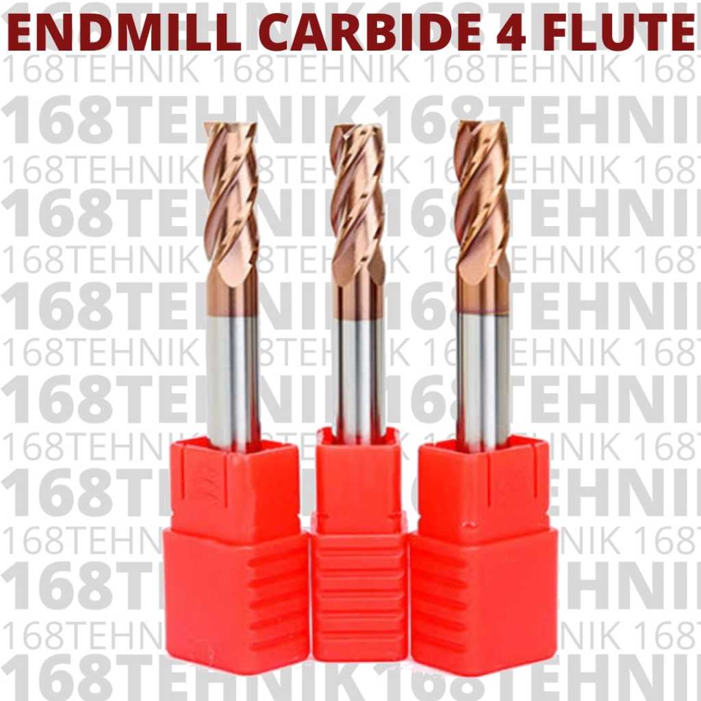 ENDMILL CARBIDE HRC55 SEMUA SIZE / PISAU CUTTER MILLING / ENDMILL CARBIDE HRC 55 3MM / ENDMILL CARBI