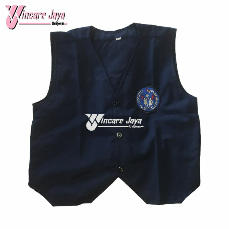 Rompi Tk biru dongker / rompi tk navy