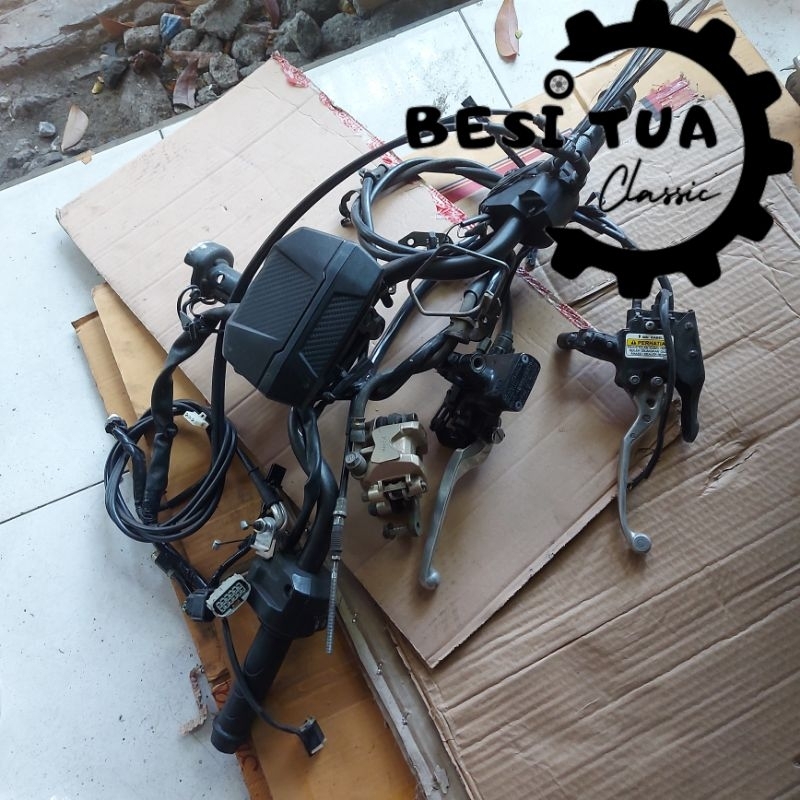 Stang batok speedometer fullset pengereman beat street terbaru original