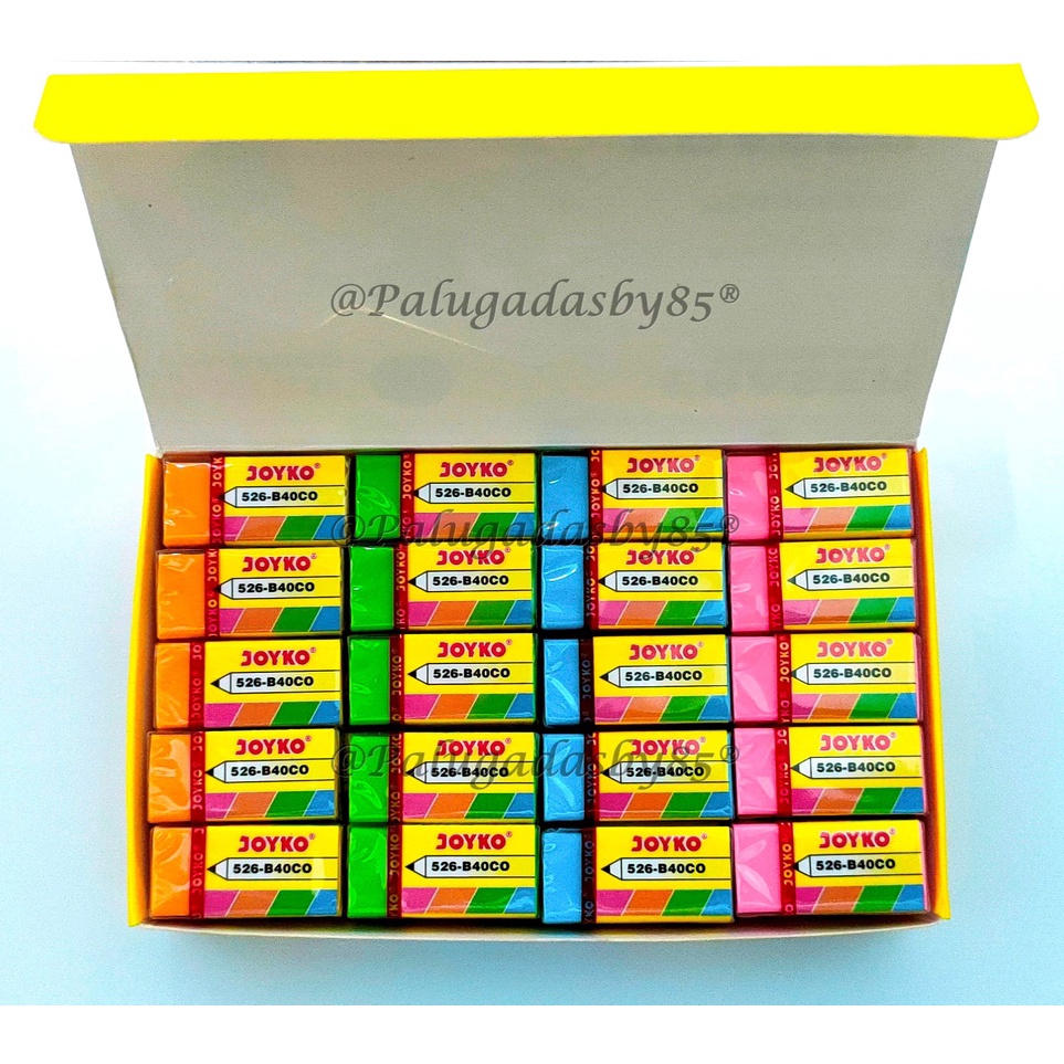 

ART C49Y Penghapus JOYKO 526B4CO Warna 1 Pak Isi 4 Pcs Eraser Penghapus Joyko 526B4CO Eraser Joyko 526 B4CO Joyko 526 B4 Joyko 526B4 CO