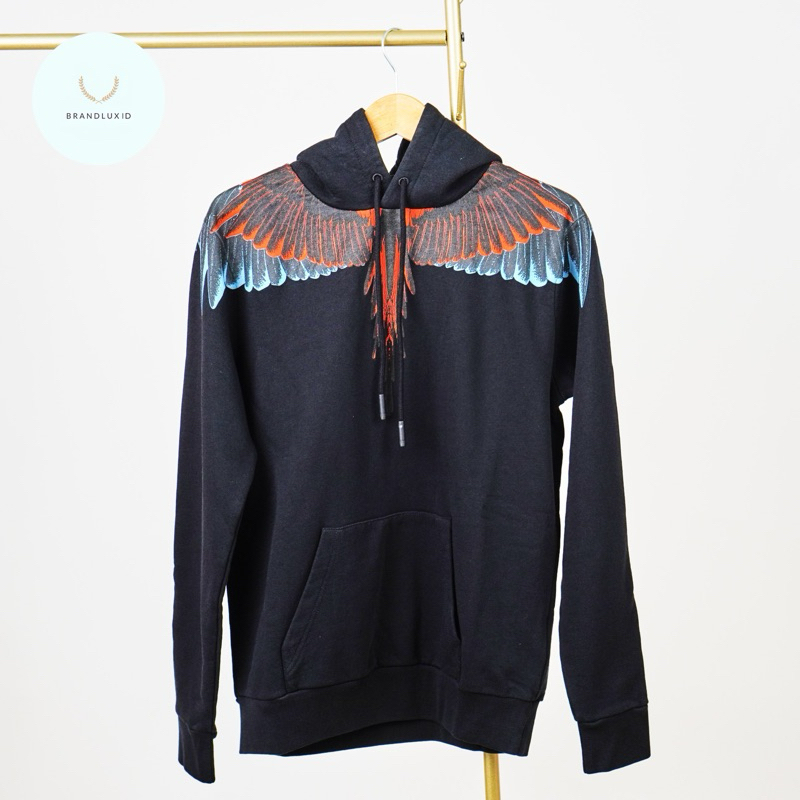 Marcelo Burlon Icon Wings Regular Sweathirt Black Red