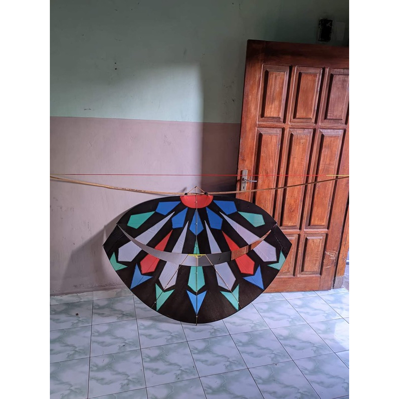 Layang layang gapangan ceper bebas request motif