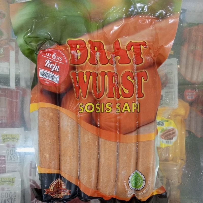 

KING FOOD BRATWURST KEJU ISI 6/ 500GR