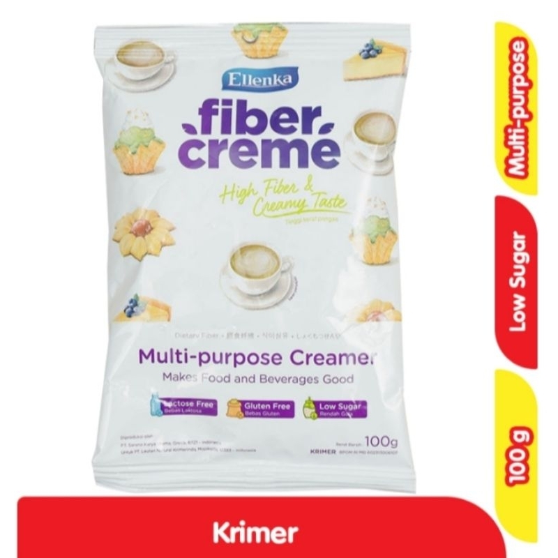 

Ellenka Fiber Creme 100 Gr Fiber Cream Sachet 100 g Creamer Susu Santan Sedap Nikmat Purpose